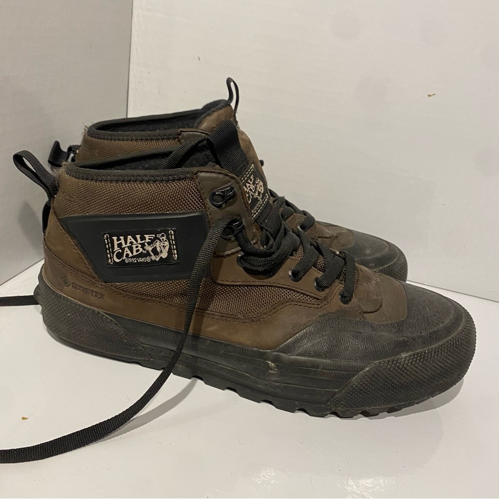 Brown and Black Men's Half Cab Gore-Tex Boot